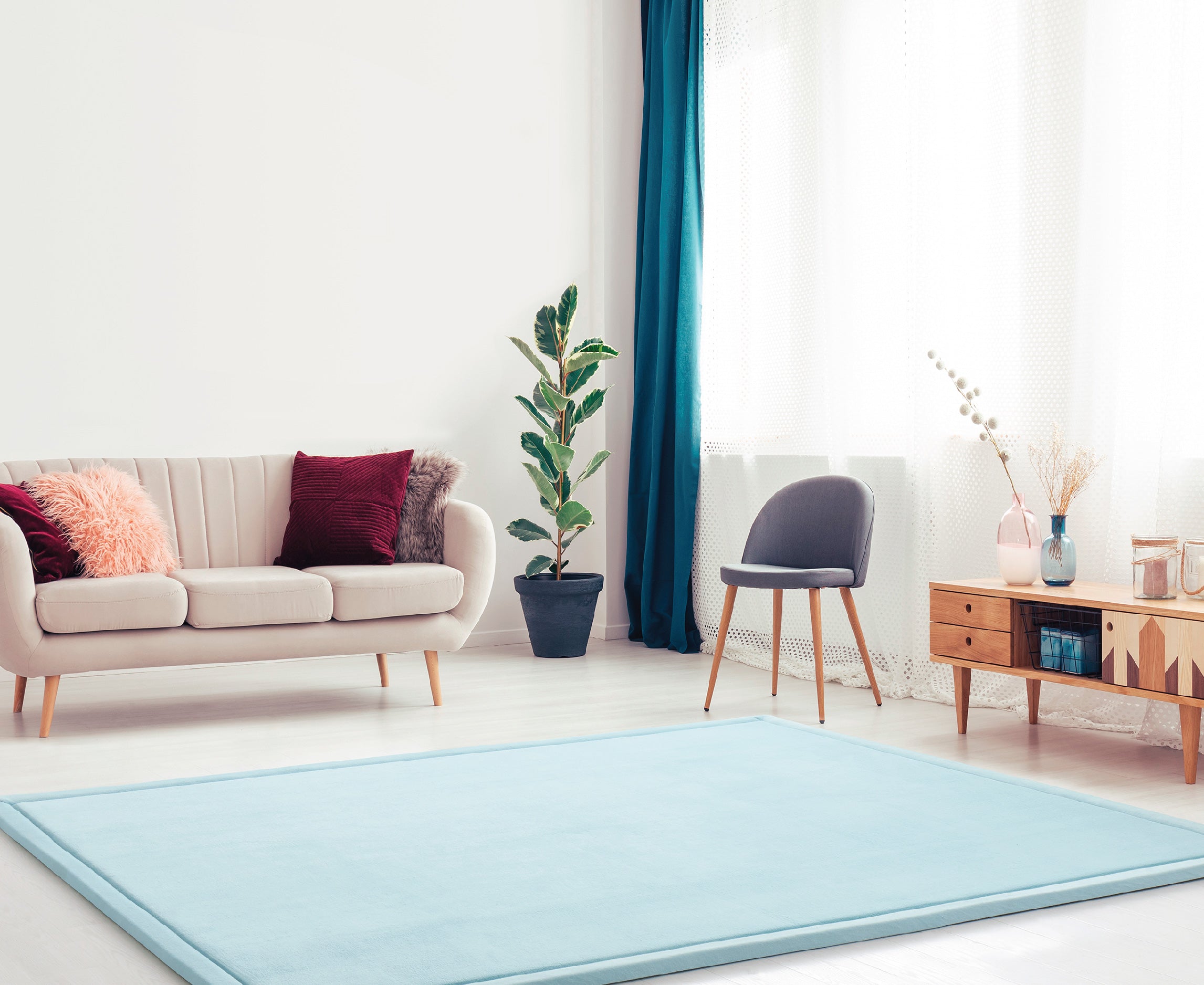 Light Blue Play Mat