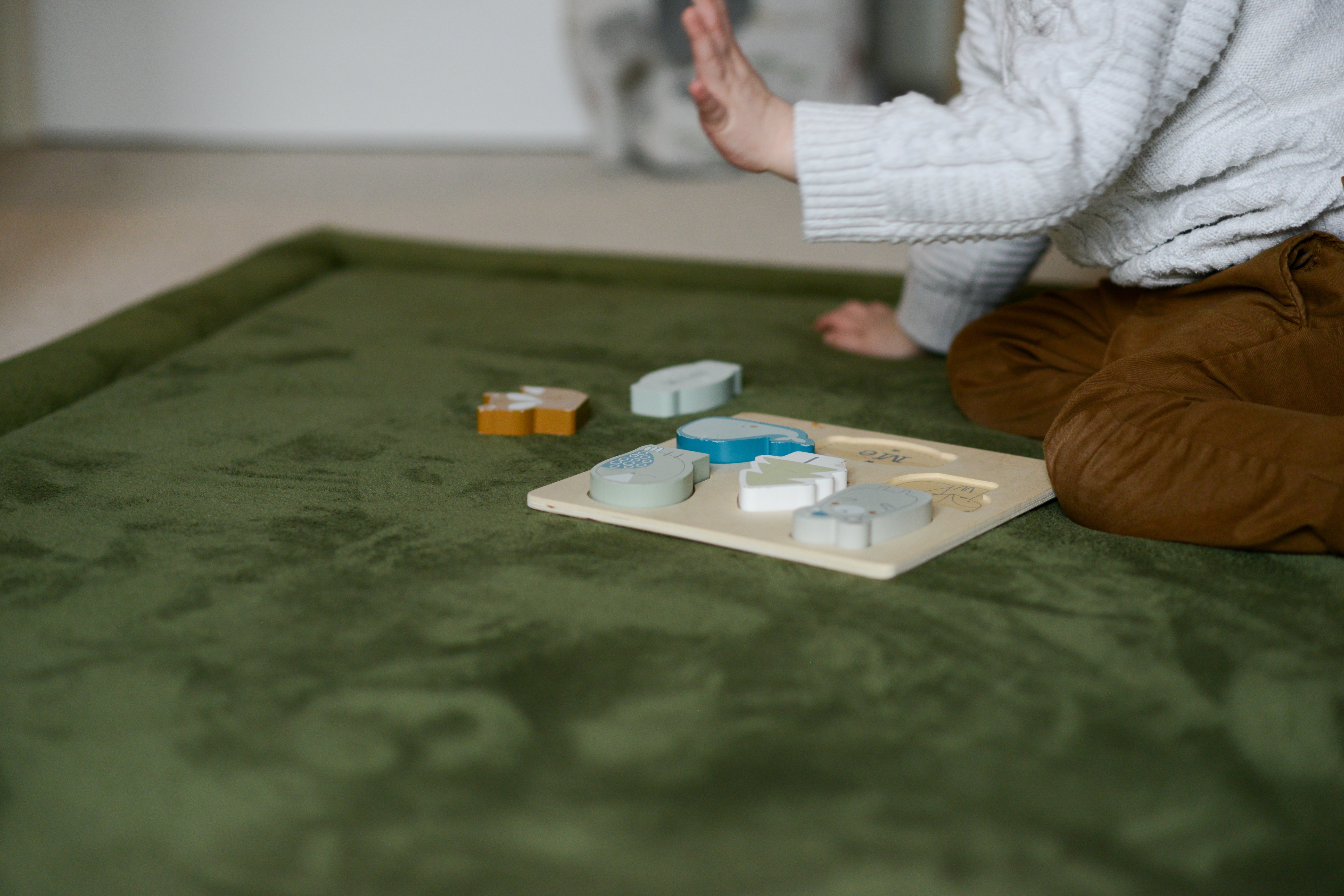 Olive Green Play Mat